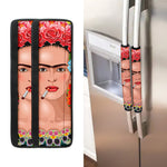 Frida Kahlo Serape Print Refrigerator Handle Covers