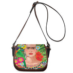 Frida Kahlo Serape Print Saddle Bag