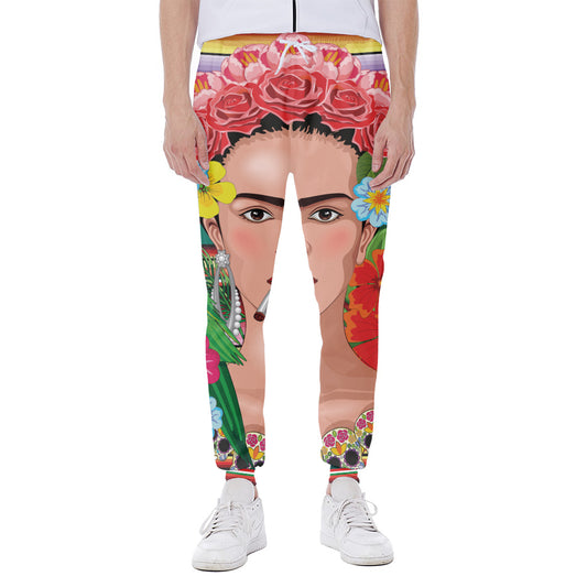Frida Kahlo Serape Print Scuba Joggers