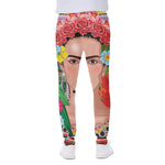Frida Kahlo Serape Print Scuba Joggers
