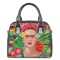 Frida Kahlo Serape Print Shoulder Handbag