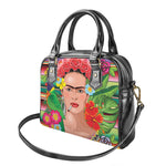 Frida Kahlo Serape Print Shoulder Handbag