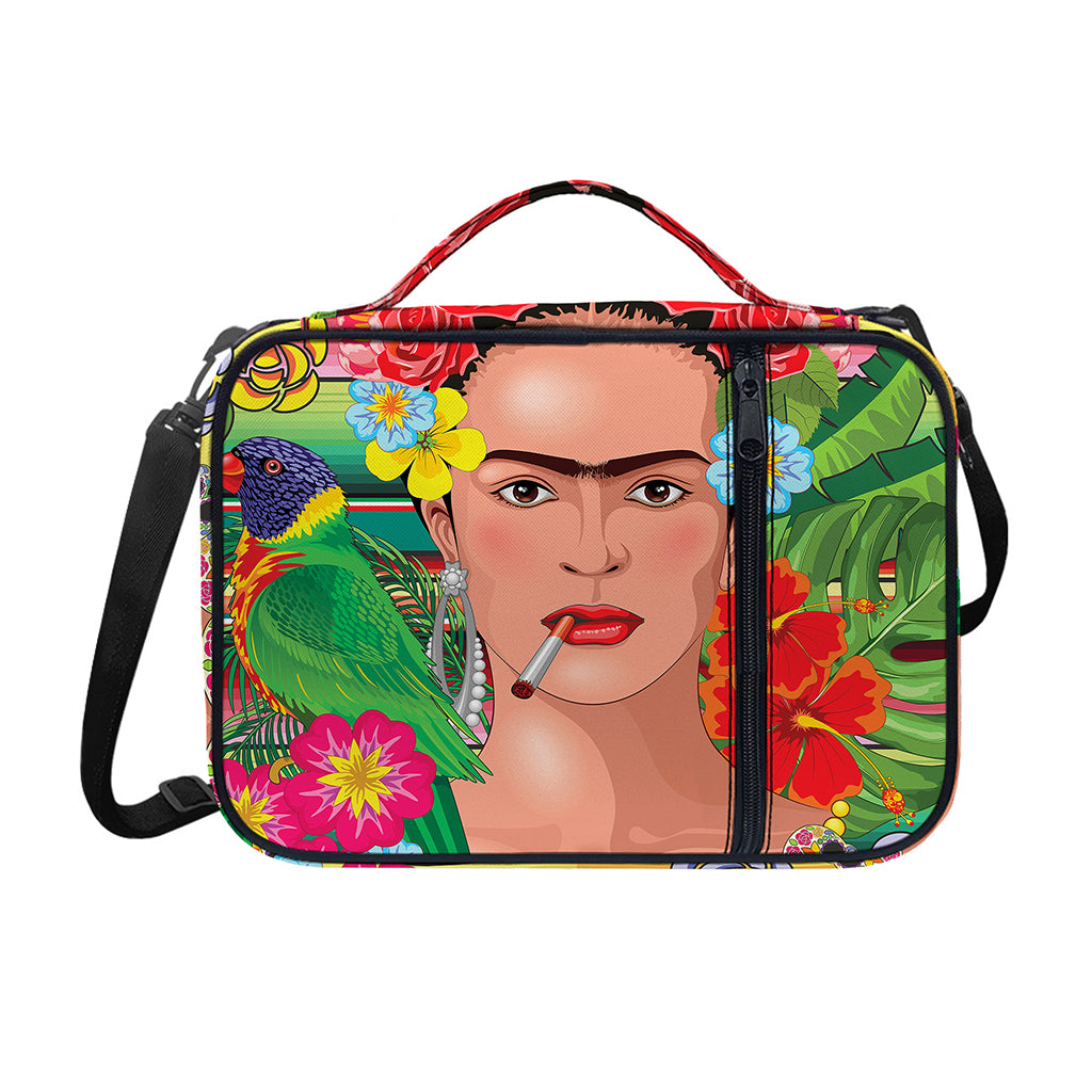 Frida Kahlo Serape Print Shoulder Strap Bible Bag