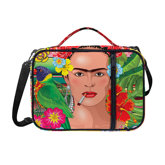 Frida Kahlo Serape Print Shoulder Strap Bible Bag