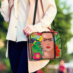 Frida Kahlo Serape Print Shoulder Strap Bible Bag