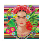 Frida Kahlo Serape Print Silk Bandana