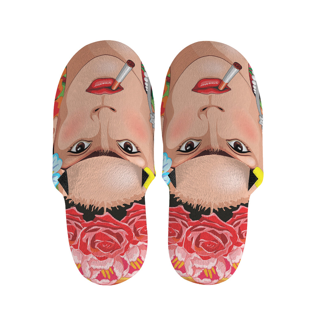 Frida Kahlo Serape Print Slippers