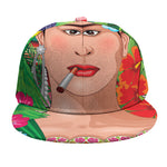 Frida Kahlo Serape Print Snapback Cap