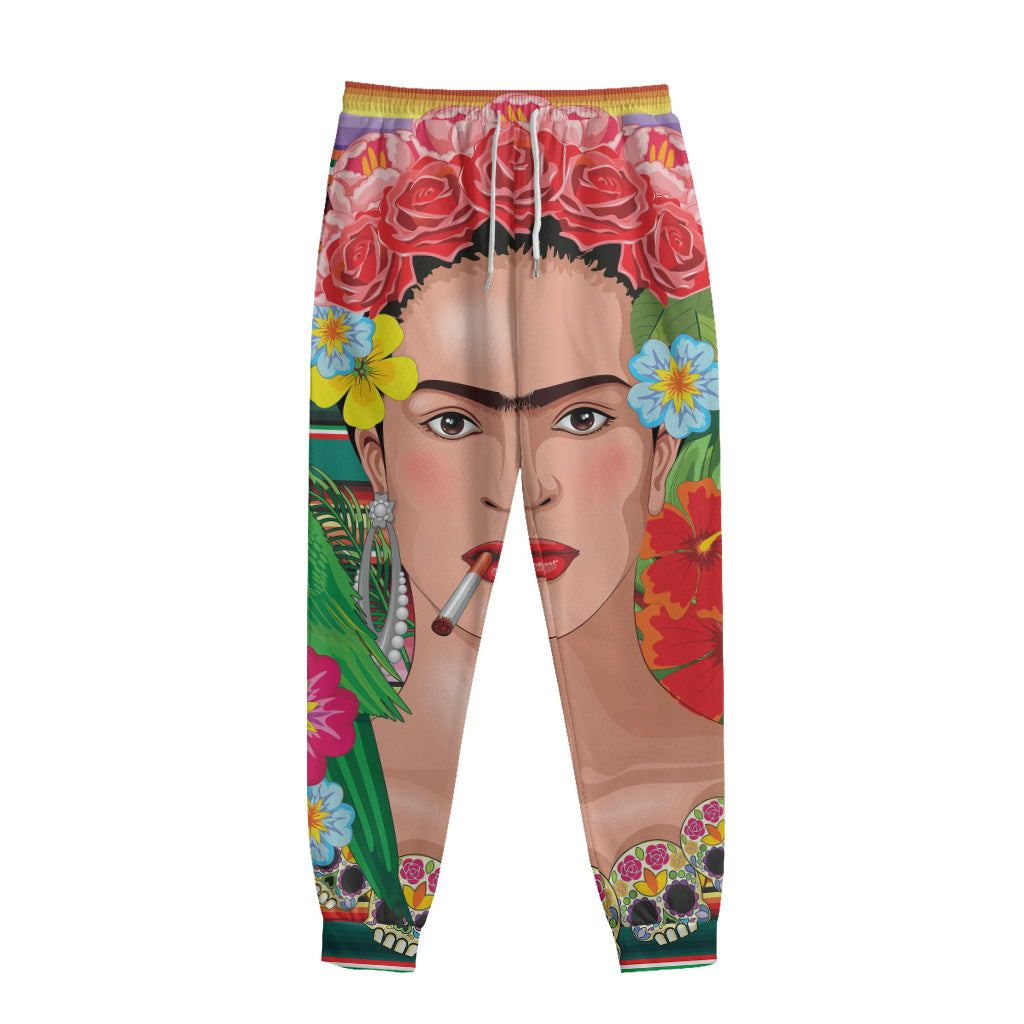 Frida Kahlo Serape Print Sweatpants