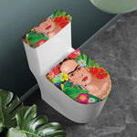 Frida Kahlo Serape Print Toilet Lid And Tank Cover Set