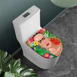 Frida Kahlo Serape Print Toilet Lid Cover