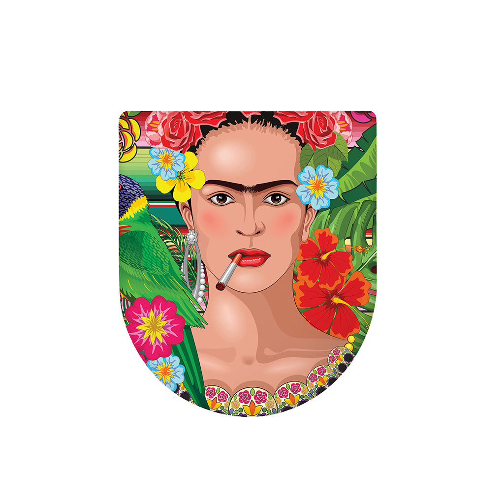 Frida Kahlo Serape Print Toilet Lid Cover