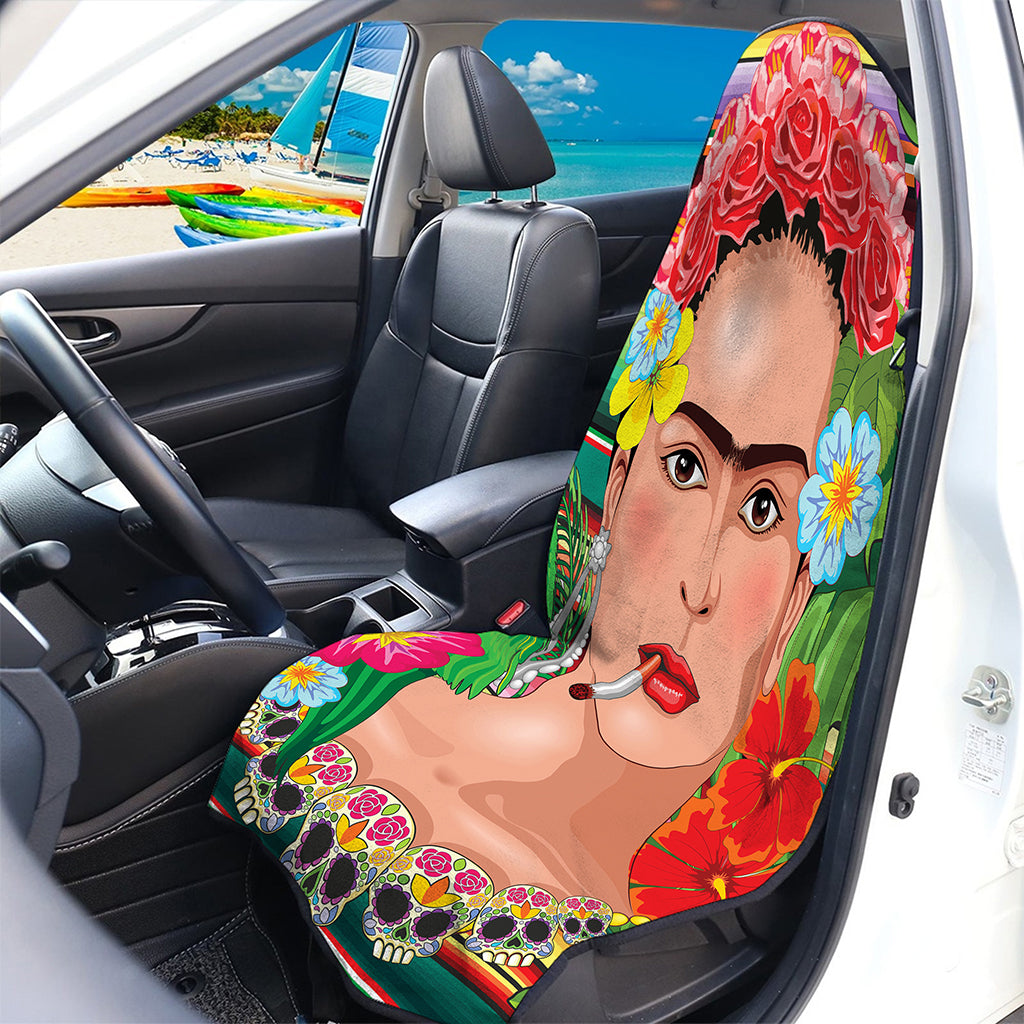 Frida Kahlo Serape Print Waterproof Car Seat Cover
