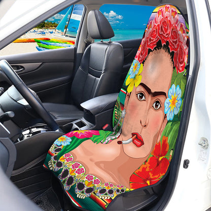 Frida Kahlo Serape Print Waterproof Car Seat Cover