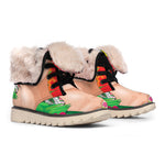 Frida Kahlo Serape Print Winter Boots