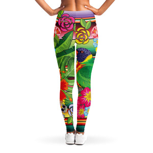 Frida Kahlo Serape Print Women's Leggings