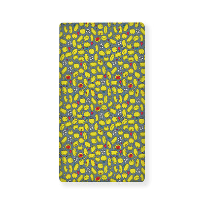 Frog Faces Pattern Print Baby Crib Sheet