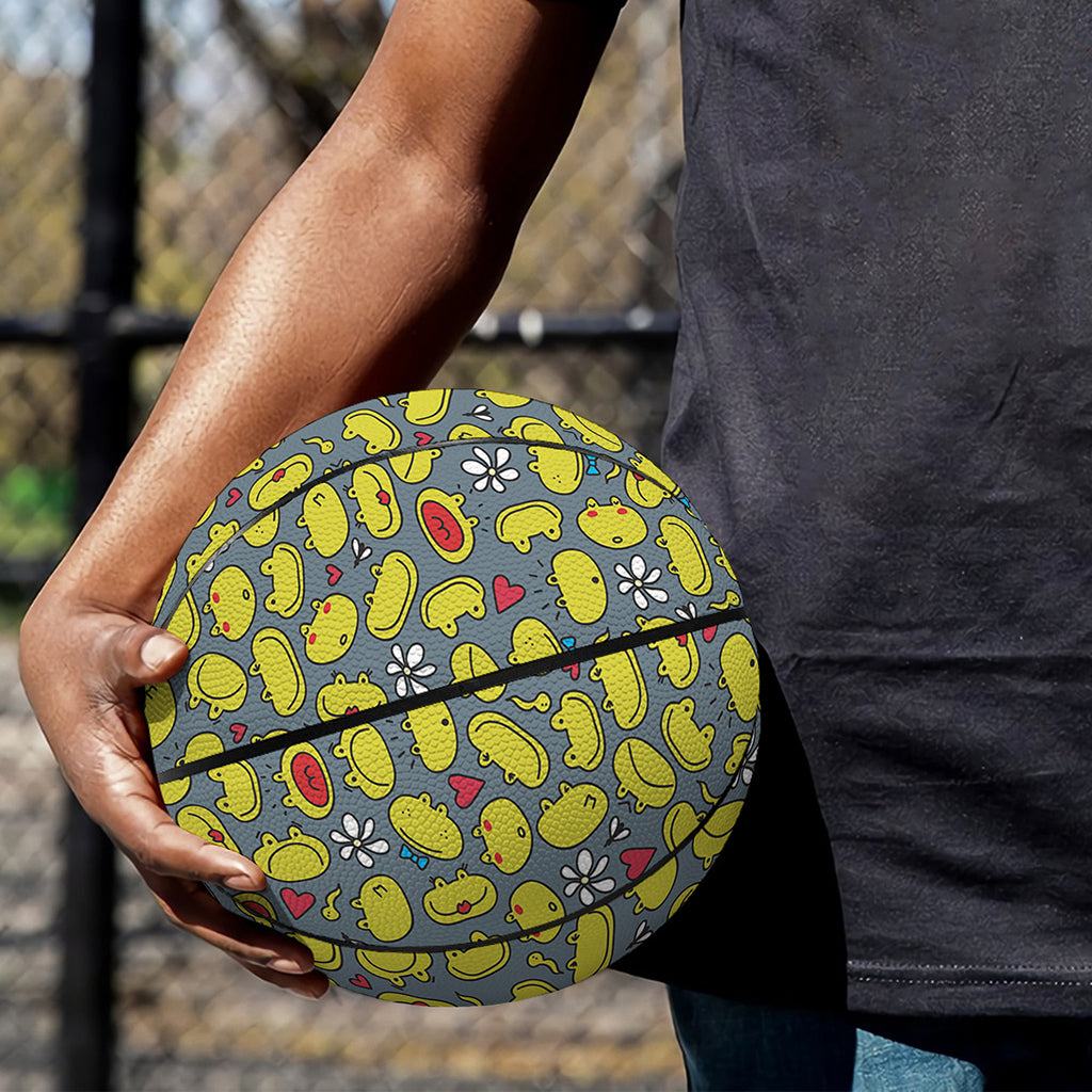 Frog Faces Pattern Print Basketball