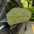 Frog Faces Pattern Print Car Side Mirror Covers