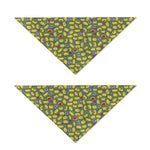 Frog Faces Pattern Print Dog Bandana