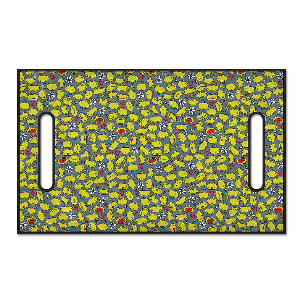 Frog Faces Pattern Print Golf Cart Seat Cover