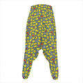 Frog Faces Pattern Print Hammer Pants