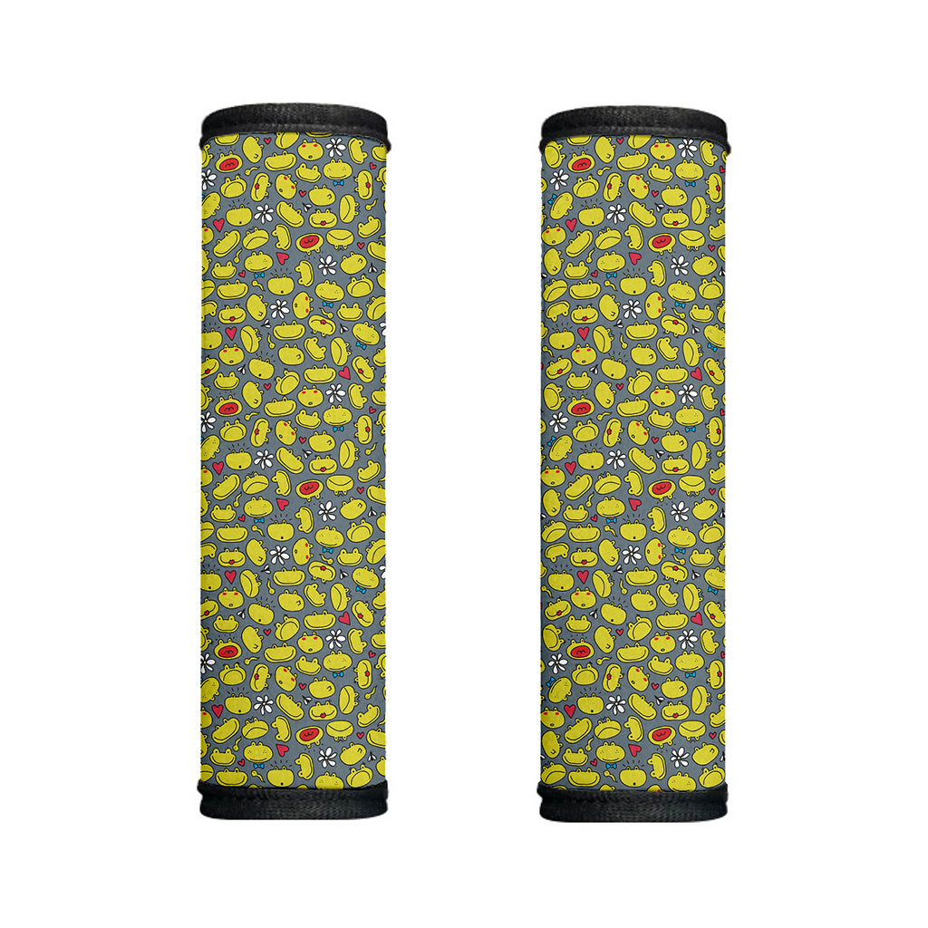 Frog Faces Pattern Print Handle Covers