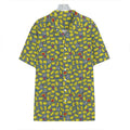 Frog Faces Pattern Print Hawaiian Shirt
