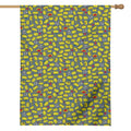 Frog Faces Pattern Print House Flag