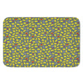 Frog Faces Pattern Print Indoor Door Mat