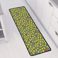Frog Faces Pattern Print Long Kitchen Mat