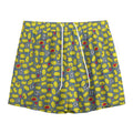 Frog Faces Pattern Print Mesh Shorts