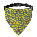Frog Faces Pattern Print Over The Collar Dog Bandana