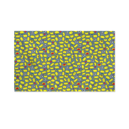 Frog Faces Pattern Print Polyester Flag