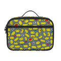 Frog Faces Pattern Print Portable Lunch Bag