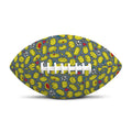 Frog Faces Pattern Print Rugby Ball