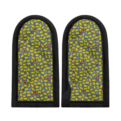 Frog Faces Pattern Print Skillet Handle Cover