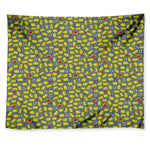 Frog Faces Pattern Print Tapestry