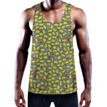 Frog Faces Pattern Print Training Tank Top