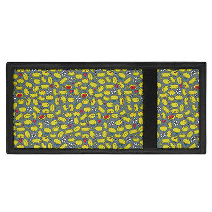 Frog Faces Pattern Print Trifold Wallet