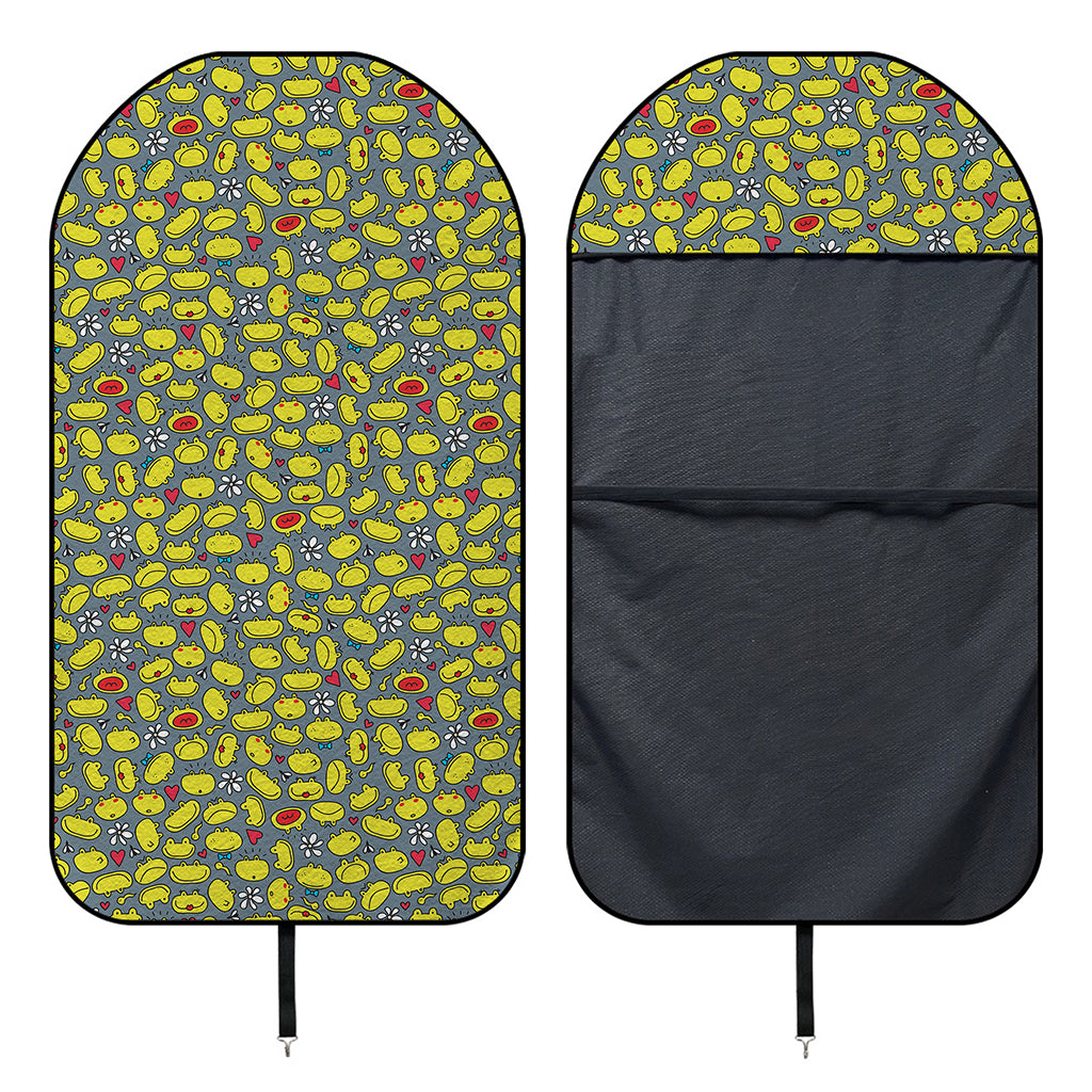 Frog Faces Pattern Print Waterproof Car Seat Cover