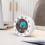 Frozen Mammoth And Fossil Print Alarm Clock
