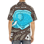 Frozen Mammoth And Fossil Print Aloha Shirt