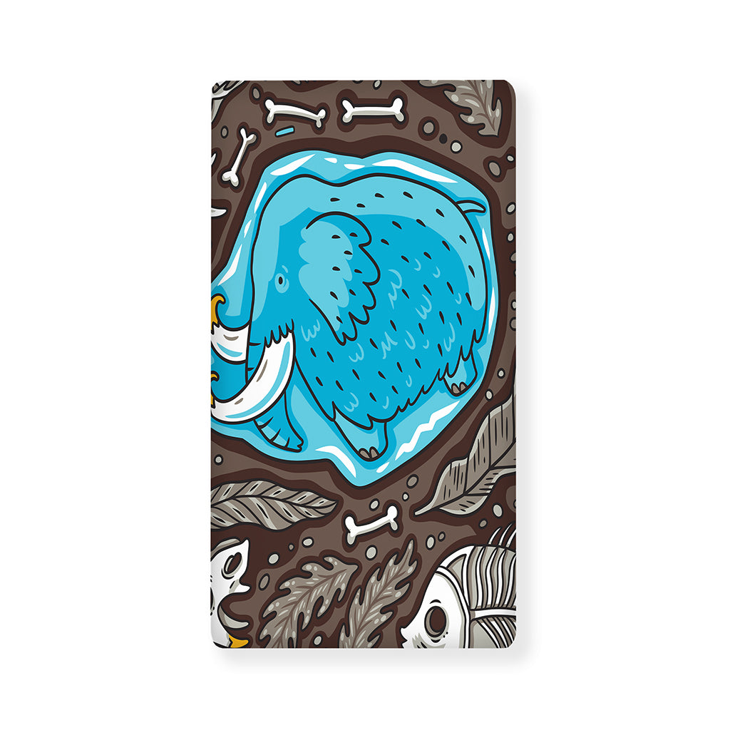 Frozen Mammoth And Fossil Print Baby Crib Sheet
