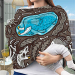 Frozen Mammoth And Fossil Print Baby Seat Cover