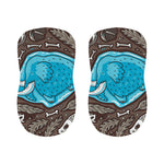 Frozen Mammoth And Fossil Print Bar Stool Covers