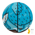 Frozen Mammoth And Fossil Print Basketball