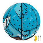 Frozen Mammoth And Fossil Print Basketball