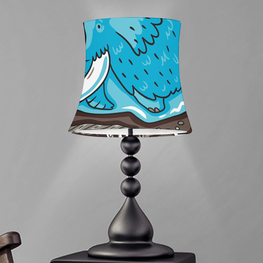 Frozen Mammoth And Fossil Print Bell Lamp Shade