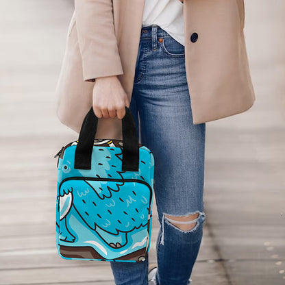 Frozen Mammoth And Fossil Print Bible Tote Bag